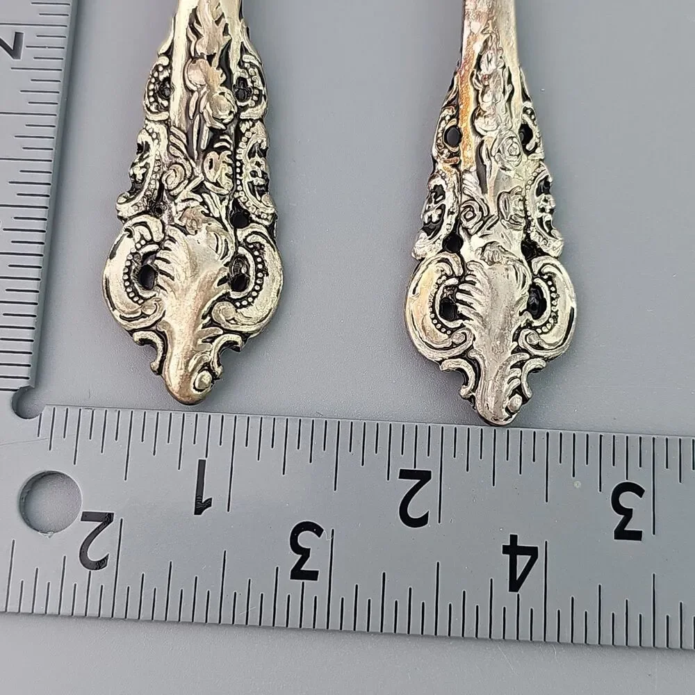 Vintage Baroque by Godinger Flatware Lot of 16 Spoons Silverplate for Craft